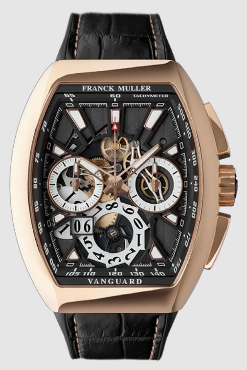 Franck Muller VANGUARD GRANDE DATE Replica Watch Cheap Price V45CCGDSQT 5NNR